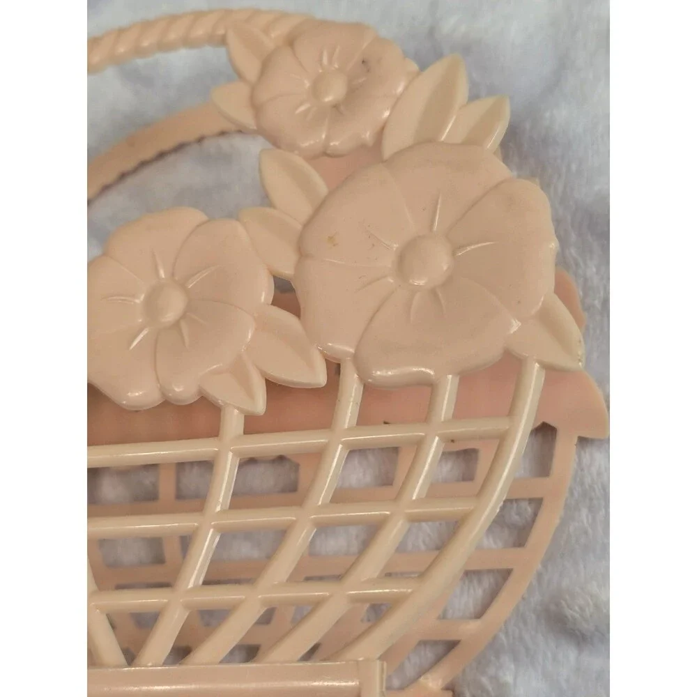 Lusterware Vintage Plastic Napkin Holder Retro Kitchen Art Deco Office Bill Slot